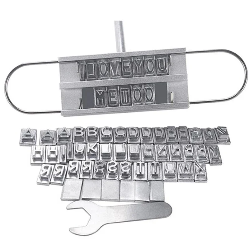 BBQ Meat Branding Iron with Changeable Letters Personalized Barbecue Grilling Meat Steak Names Marking Stamp Fire Mark Tool