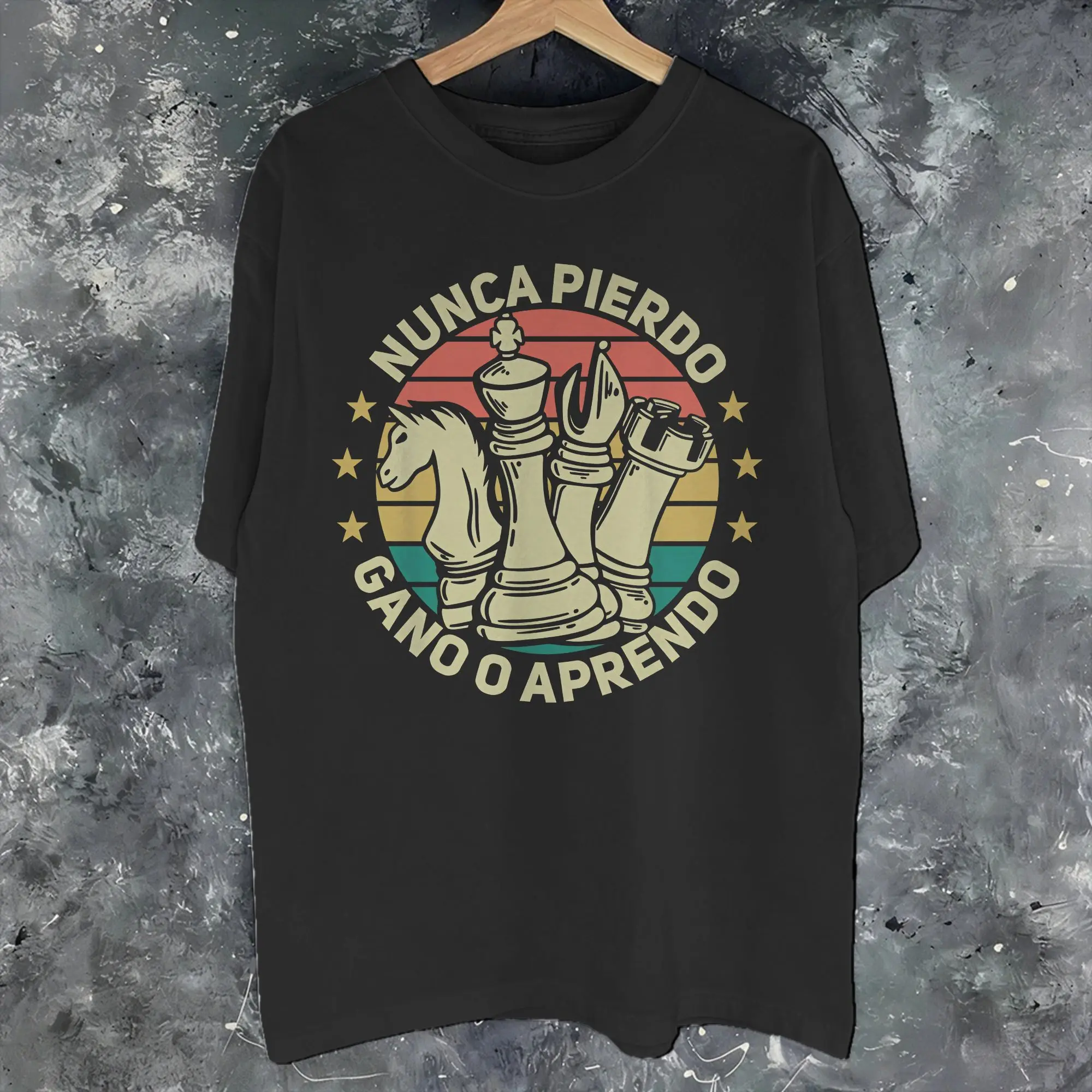 I Never Lose Either I Win Or I Learn Accessories Unisex T Shirt Cotton Tee New Arrival Chess Lovers T-shirt Clothes