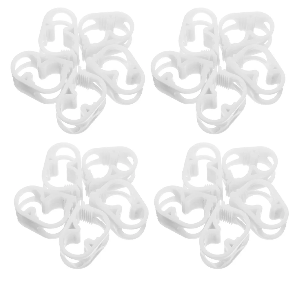 

20 Pcs Flow Control Tube Clip Clamps Adjustable Hose Shut off See Pinch Valve Laboratory