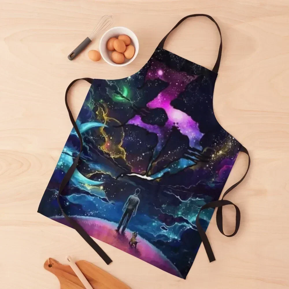 

Zeds dead trippy galaxy Apron men Barista Women's Home Clothes household woman Apron