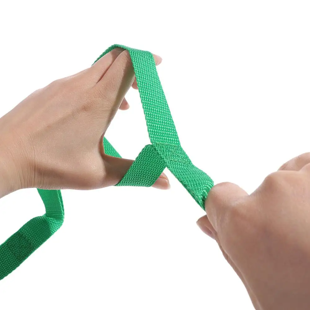 Adjustable Yoga Stretch Band Breathable Durable Yoga Resistance Band Multi-Section 10 Loops Non-Elastic Stretch Straps Pilates