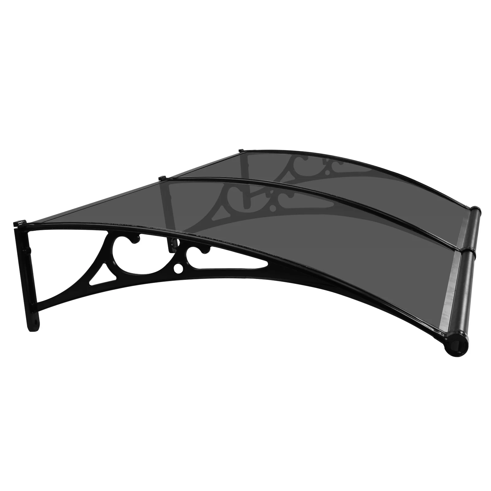Awning for Door Entrance Strong Load-Bearing Capacity Outdoor Clear Door Awning 40X120 Inches for Rain Snow Sunlight Protection