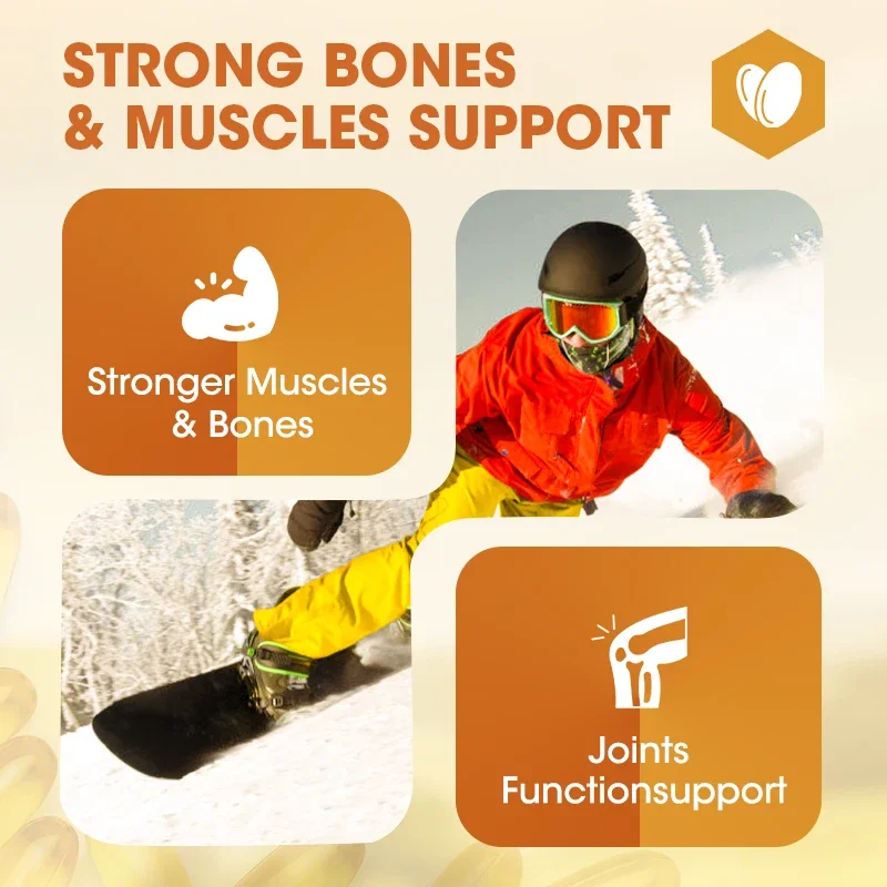 Mulittea Vitamin D3 K2 Capusles with Vitamin D3 Teeth Bone And Skin Heart Health And Support Bone Whole Body Immune Health