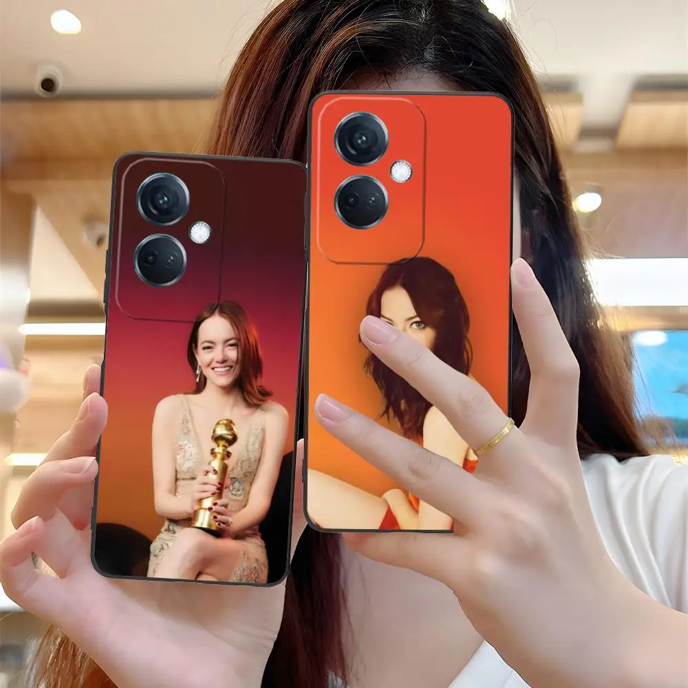 

Emma Stone Matte TPU Mobile Phone Case for OPPO Find X9 X8 X7 X6 X5 X3 X2 Plus s Pro Ultra Lite Colorful Printing Cover