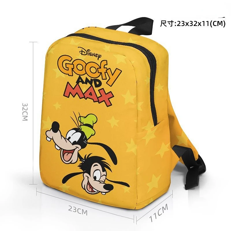 MINISO Disneyland Series Mickey Mouse Minnie Donald Duck Peripheral Small Canvas Backpack Outdoor Backpack Student Schoolbag