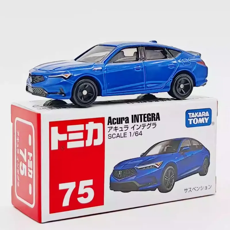 

TAKARA TOMY Tomica, масштабная модель автомобиля 1/64, литая под давлением, № 75, Honda Acura Sedan, имитационная модель из сплава, игрушка для мальчиков, украшение для рабочего стола