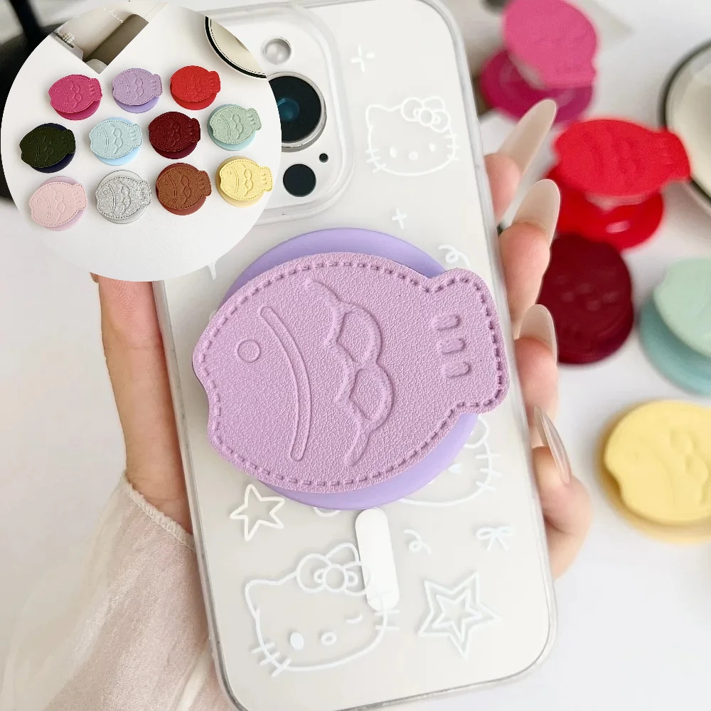 

Милый подарок 3D рыбка для Magsafe Phone Grip Tok Подставка для iPhone Motorola Google Универсальный забавный магнитный складной держатель