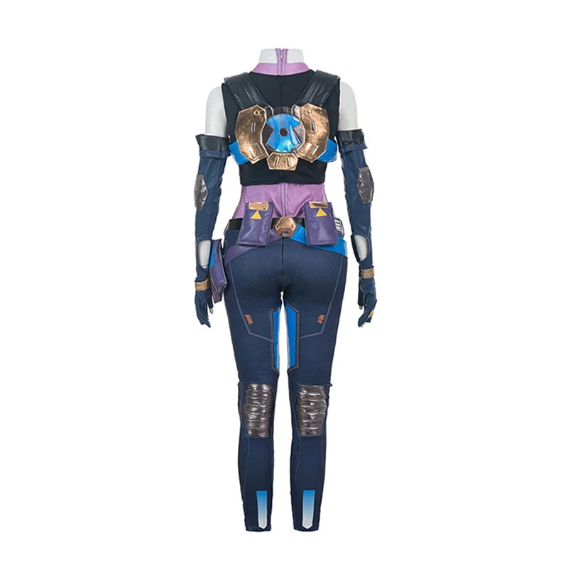 Game Valorant Duelist Neon Battle Suit Cosplay Costume Anime Woman Agent Clothes Suit Tights Halloween Costume