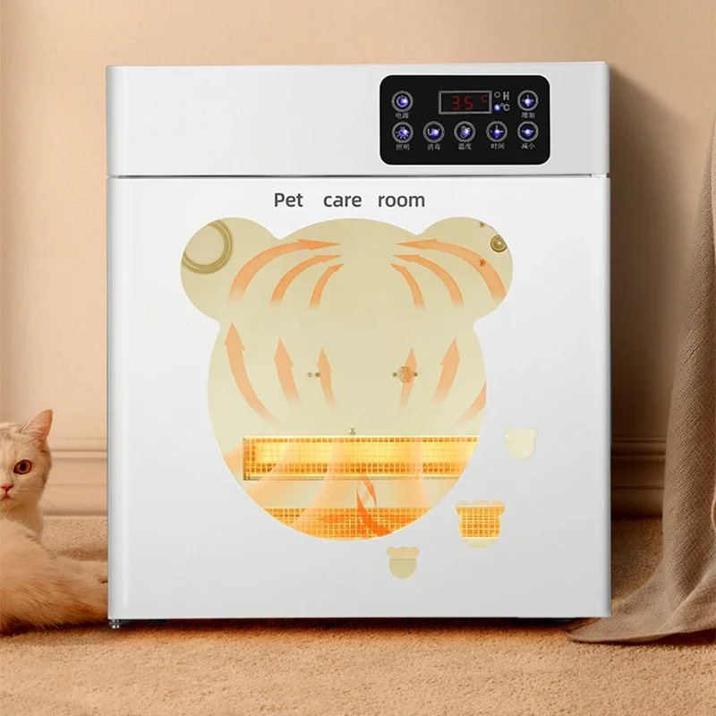 CW-012 Automatic Pet Dryer Temperature 25-45℃ Household Cat Dog Drying Box Medium Large Dog Bathing Blowing Water Machine