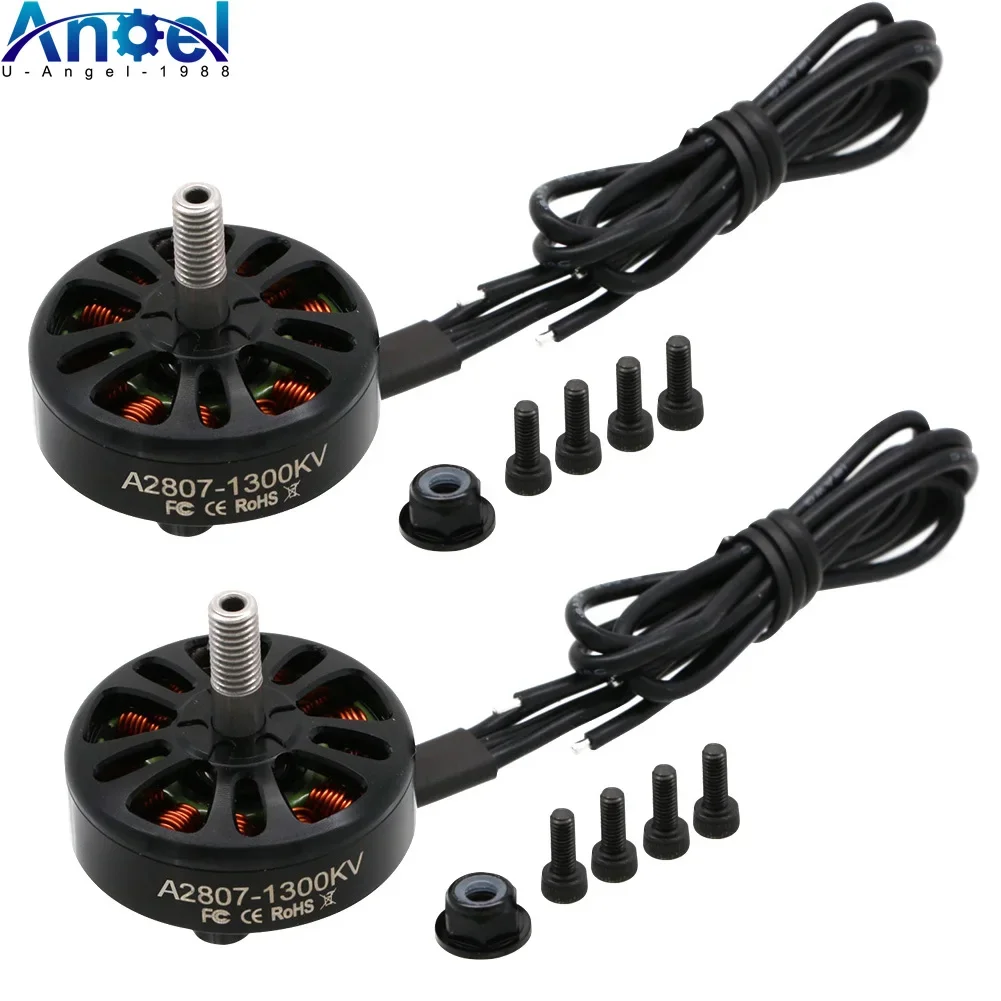 RoRuS4PCS Uangel A2807 2807 1800KV 4S 1500KV 1300KV 6S Brushless Motor For FPV Freestyle 7inch Long Range LR7 Drones DIY Parts