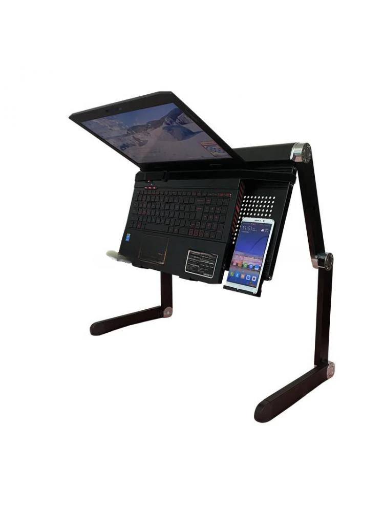 Lying and playing computer stand foldable lifting office computer desk notebook stand bracket bed lazy table