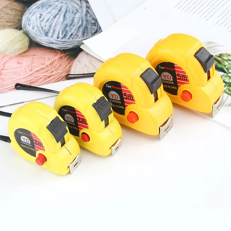 3m 5m Retractable Stainless Steel Tape Measure Ruler Measuring Metric Tape Rule