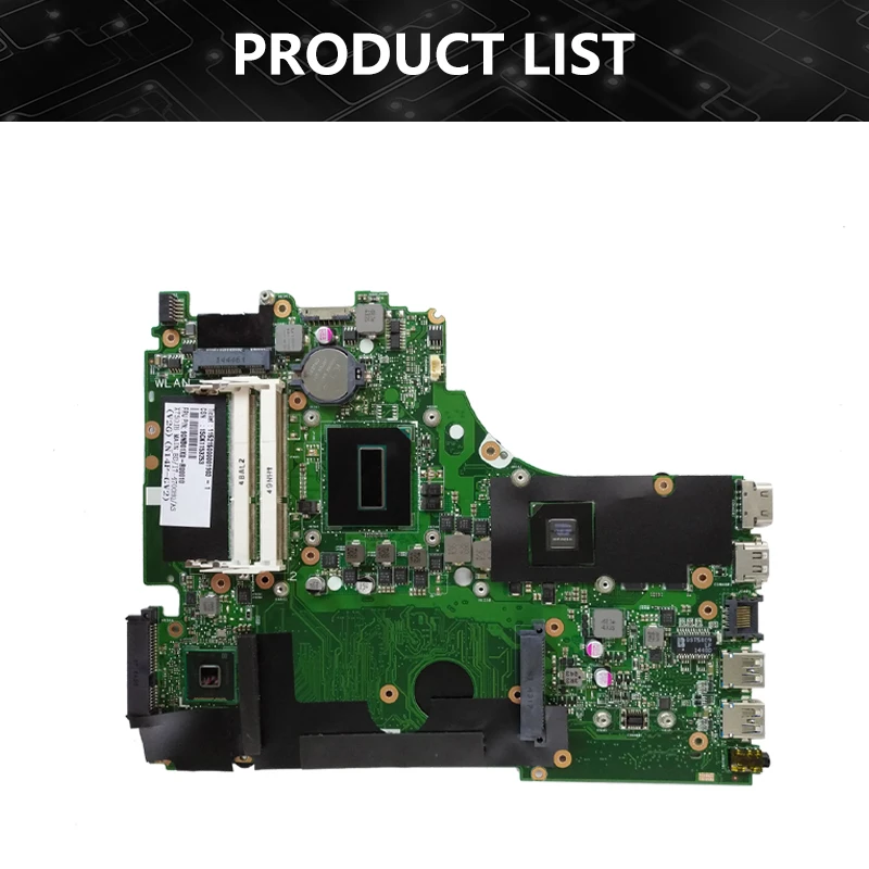 Imagem -06 - Placa-mãe para Asus X750ja A750ja F750ja K750ja A750jb X750j K750jb F750jb Placa-mãe i5 i7 4o Processador Central Lvds Edp Gt740m Gpu