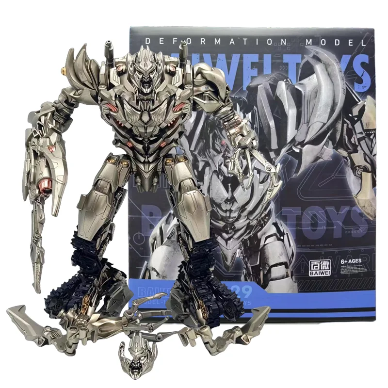 TW1029 Transformations-Spielzeug Megatank Galvatron Actionfigur Roboter-Sammlung Anime-Film Verwandelbarer Roboter-Modell Geschenke