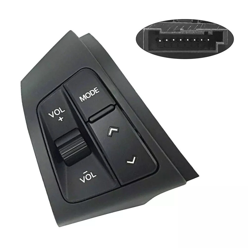 Riparazione auto Manutenzione veicoli Interruttore al volante Colore nero Nero Sostituzione diretta Materiali di alta qualità