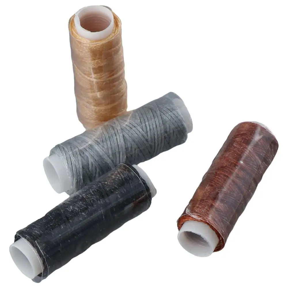 大きな目玉革修理キット手縫い針ワックス糸革作業ツール革修理用収納袋