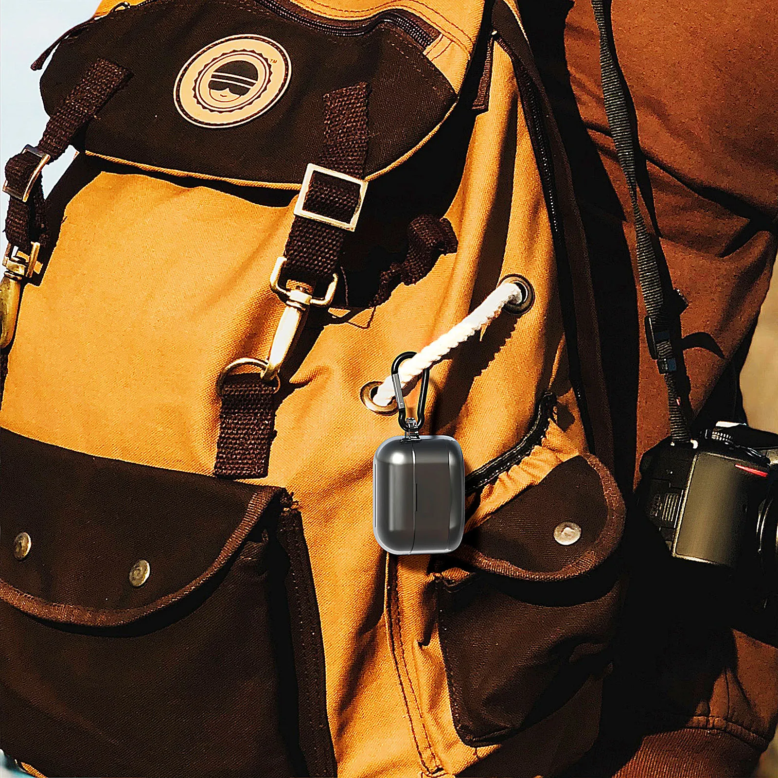 Custodia in TPU Geekria compatibile con Sony LinkBuds S True Wireless Earbuds, Cover in pelle per auricolari