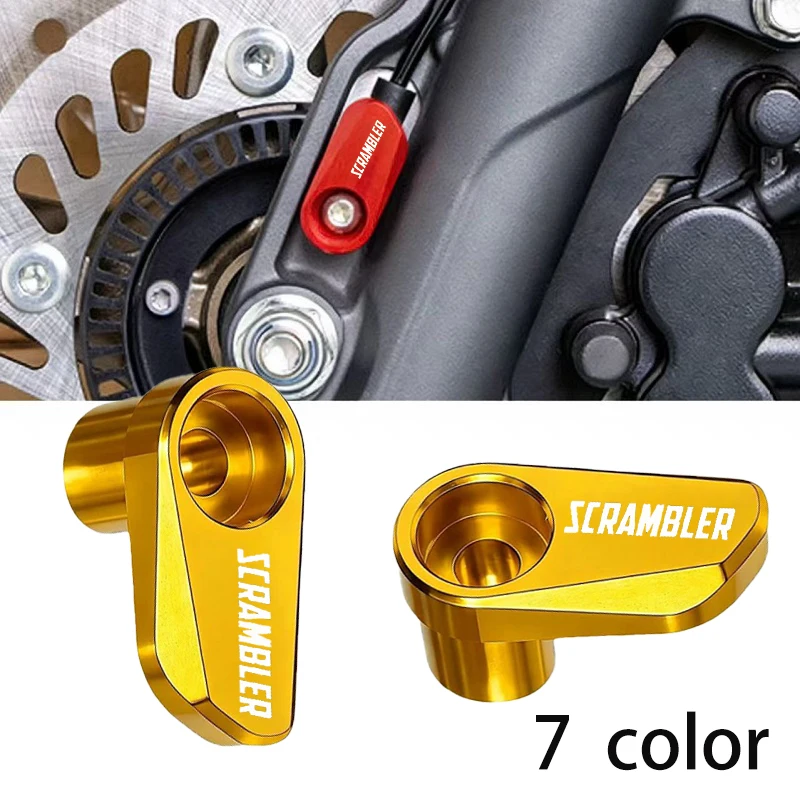 moto For Ducati 2025 SCRAMBLER Icon Dark Full Throttle Scrambler 1100 800 Desert Sled Front Wheel ABS Sensor Protection Guard
