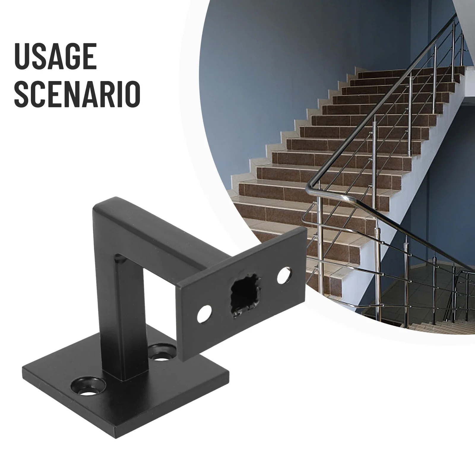 Handrail Bracket Wall Brackets Stainless Steel Glass Balustrade Stair Wall Mounted Brackets Support Hand Rail Hardware Hand Rail