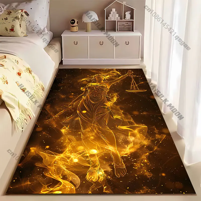 Justice balance elegance glowing brightness carpet Yoga living room room decor children's crawling mat doormat area rug