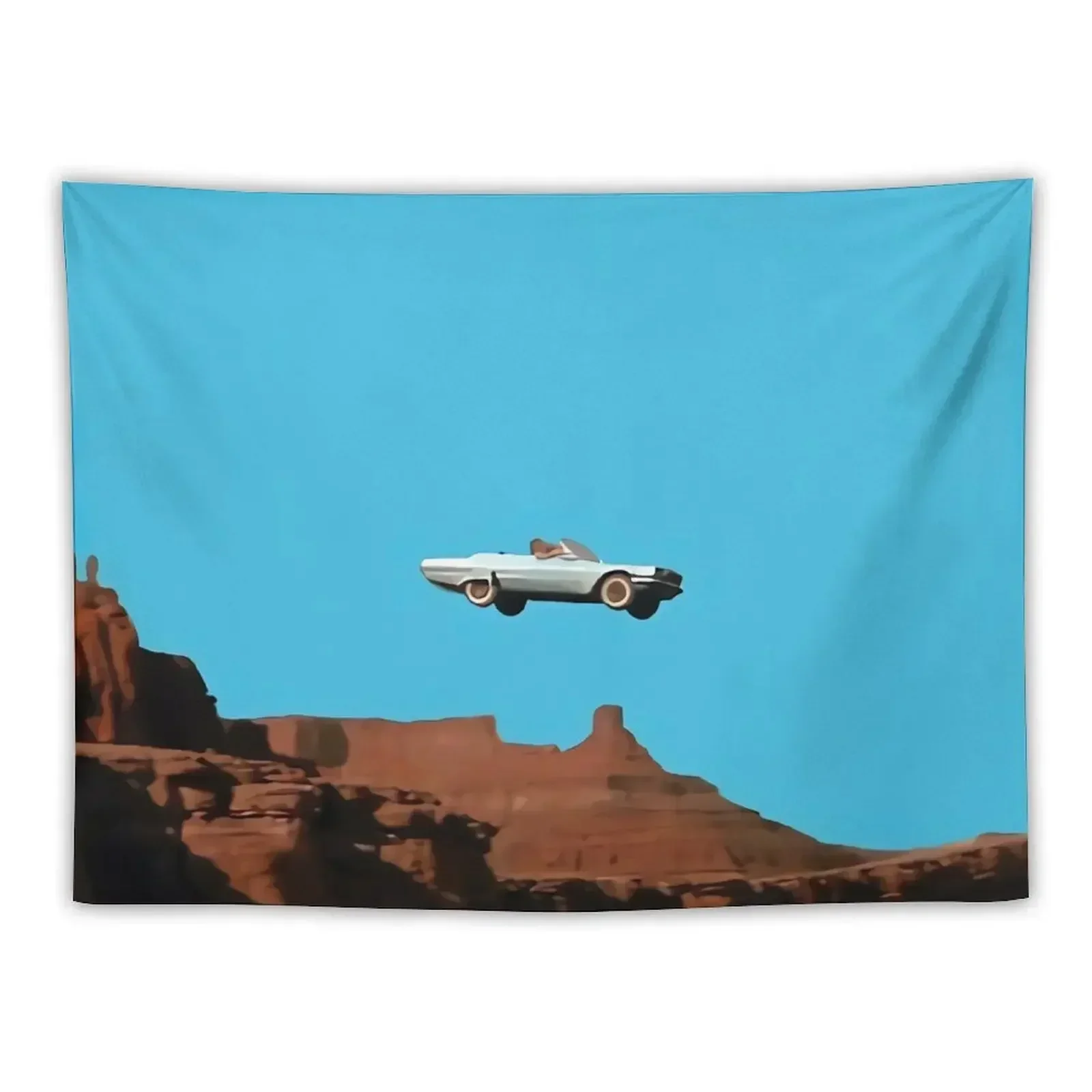 

THELMA AND LOUISE CAR - Tapestry House Decor Art Mural Home Decorators Room Decore Aesthetic Tapestry