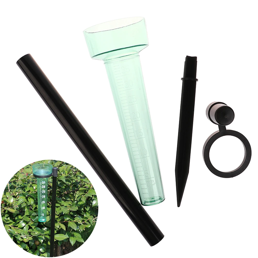 Portable Polystyrene Rain Gauge Measurement Tool For Garden Water Ground Outdoor Rain Meter Collect Rainwater Rainfall Guage