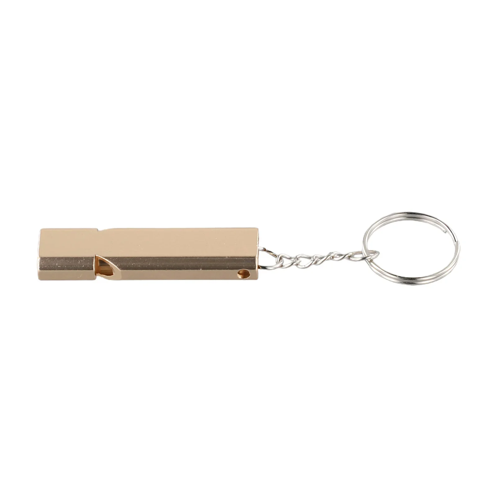 

Whistle Loud Clear Sound Camping Equipment Lightweight Aluminum Alloy-Portable Keychain For Self-protection Life-saving Collect