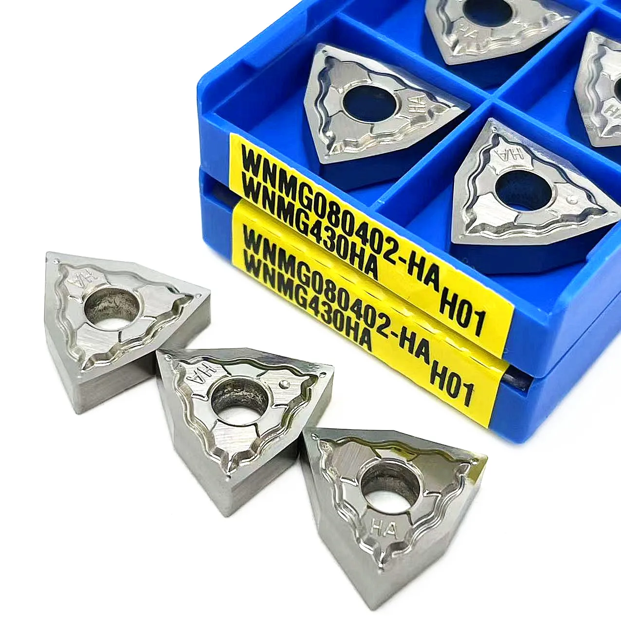 Strumento in alluminio WNMG080402 04 08 HA H01 nuova lama per scanalatura e scanalatura in lega di alluminio lama per macchina CNC utensili per tornitura in metallo