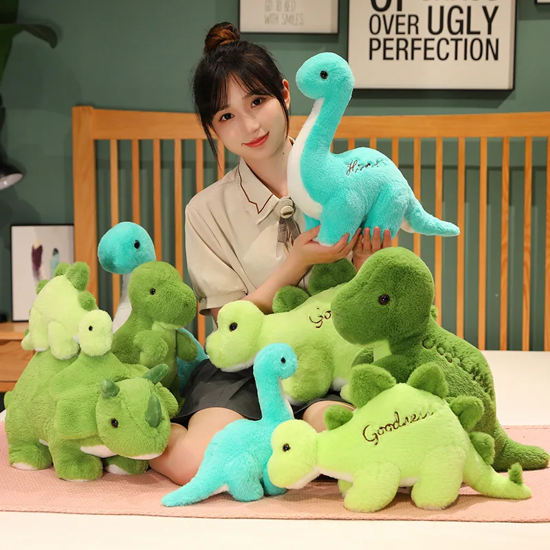 

Cute Simulation Dinosaur Plush Toy Animal Dinosaur Toys Dinosaur Pillow Overlord Triangle Dragon Doll Children Boy Girl Gifts
