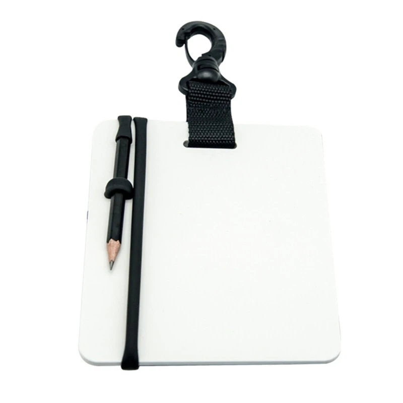 Practical Diving Notebook for Underwater Writing Pad Rugged Notepad Diving Notebook Diving Writing Board with Pencil