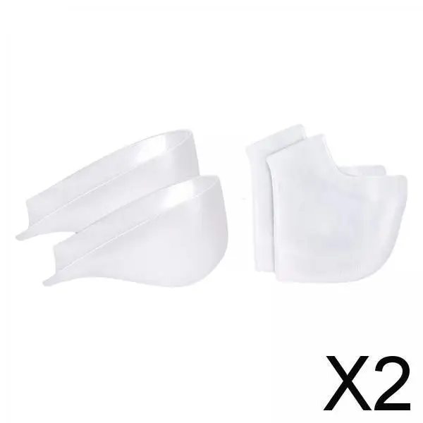 

2X Soft Height Increase Insoles Inserts Heel Cups 1 Pair for