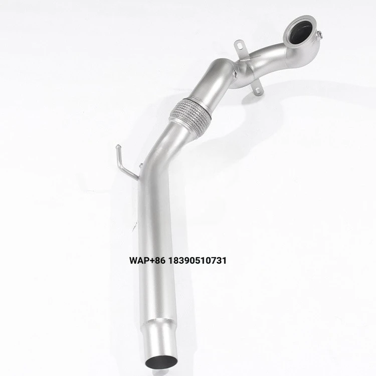 For Vw CC 2.0T FWD High-performance Downpipe Exhaust System Head Section Straight Through Downpipe Car Exhaust