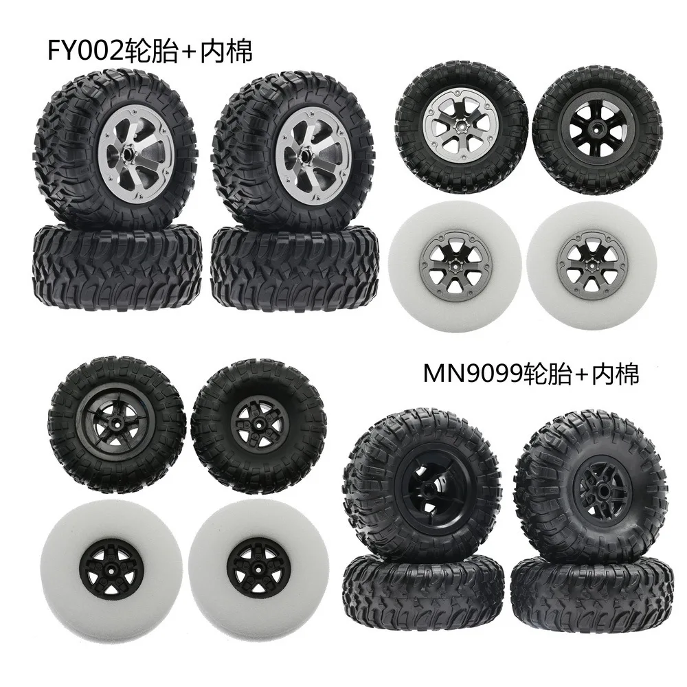 MN Model JJRC Model Car Accessories Road Wheels Military Truck Tires Sponge Inner Tube 75mm Wheel RC Car Upgrade Parts Accessory