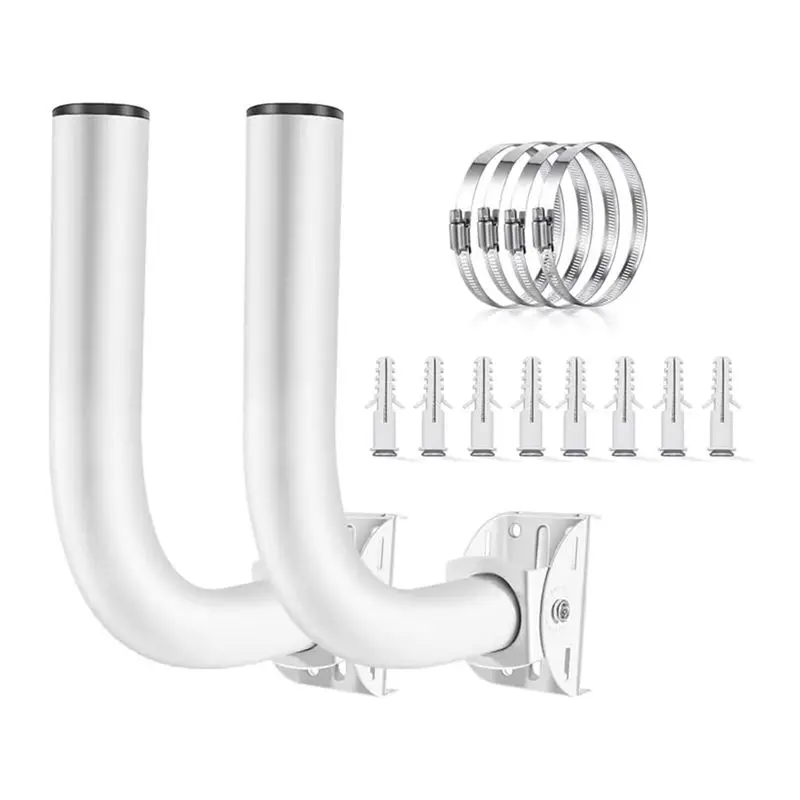 ABUH-Adjustable Universal Wireless Bridge Bracket Mount Kit, For Outdoor Antenna Point To Point AP Access Point Client 2Pack