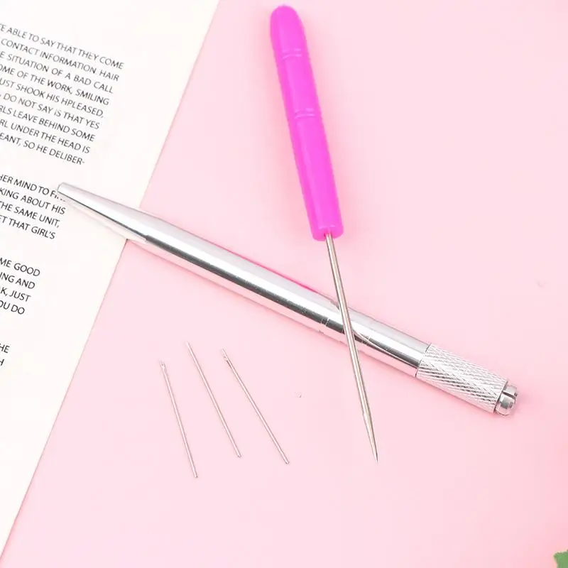 /Kb/Doll Hair Reroot Needle Kit Repaint Baby Head Hair Rooting Tools Wig Making Supplies Accessories Set
