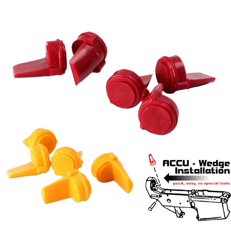 10pcs AR15 / M16 Rubber Wedges Silicone Cushioning Plugs Cushioning Wedges Plugs M16 Cushioning Silicone Pads【A】