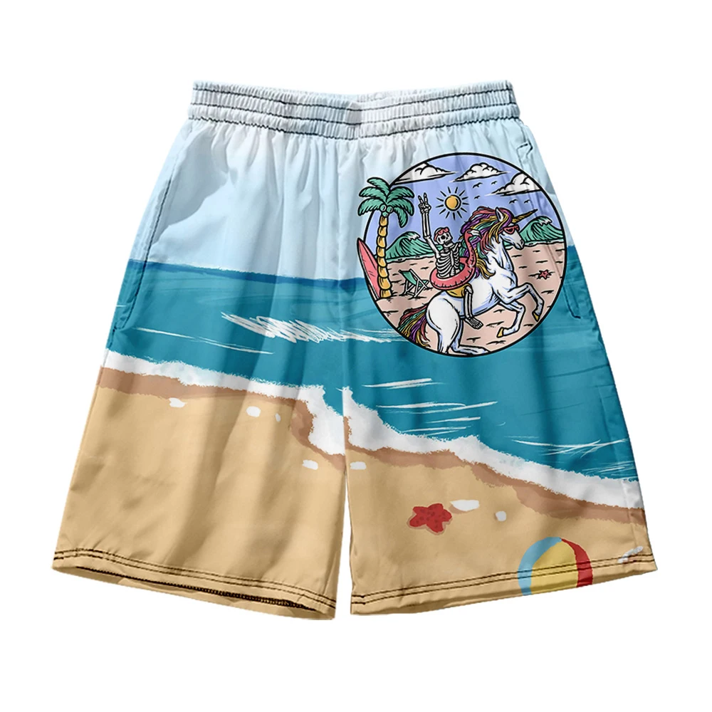

Beach Shorts Men's and women's clothing 3D digital printing casual shorts Fashion trend couple Pants 17