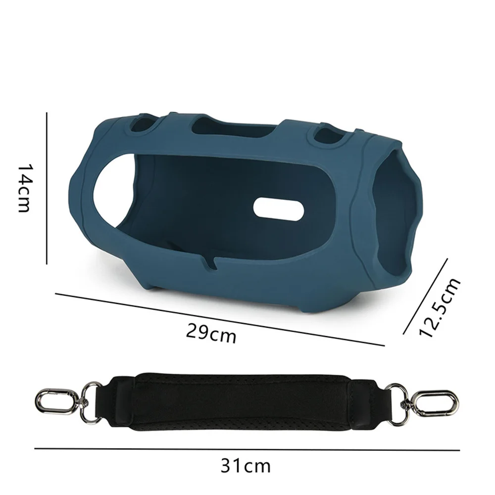 For Xtreme4 Bluetooth-Competible Speaker Silicone Cover Case with Shoulder Straps Speaker Accessories