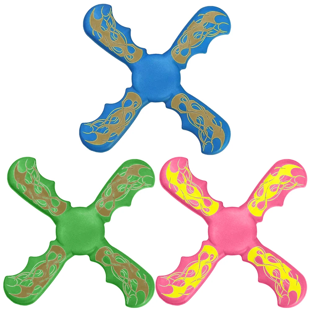 

3 Bladed Boomerang Returning Boomerangs Funny Boomerang Catcher Game Decompression Birthday Gifts for Kids