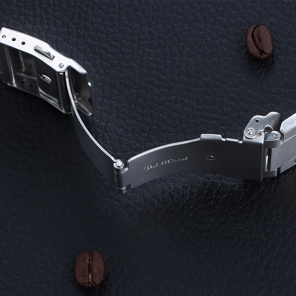 18 19 20 21 22 23 24 mm Edelstahl-Uhrenarmband für Samsung Galaxy Armband Metallarmband für Huawei GT3 Pro 46 42 mm