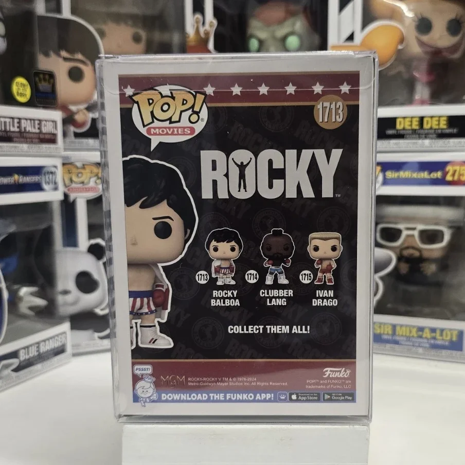 

Rocky Balboa (Rocky IV) 1713 Виниловая фигурка FUNKO POP 4,2 дюйма, ограниченная серия, фигурка, Коллекционная декоративная модель, игрушка в подарок