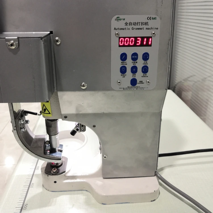 Automatic Grommet Machine Multi-used Electronic Small Hole Automatic Paper Bag Eyelet Grommet Machine Punch Machine