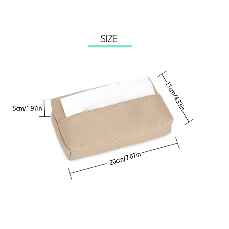 Tissue Box Light Luxury Living Room Creative Nordic ins Wind Rectangular Storage Car PU Leather Pumping Paper Box
