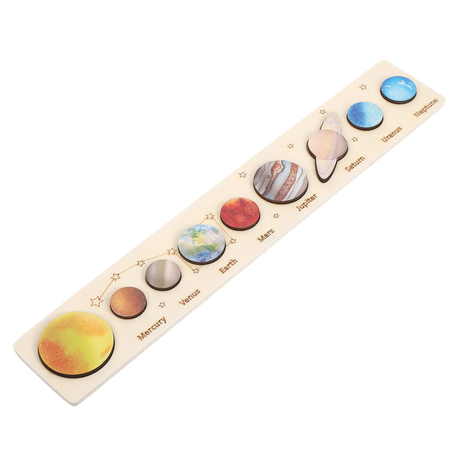 

Набор деревянных пазлов «Солнечная система» для дошкольников: развивающие игры для развития мелкой моторики, для детей 3-8 лет