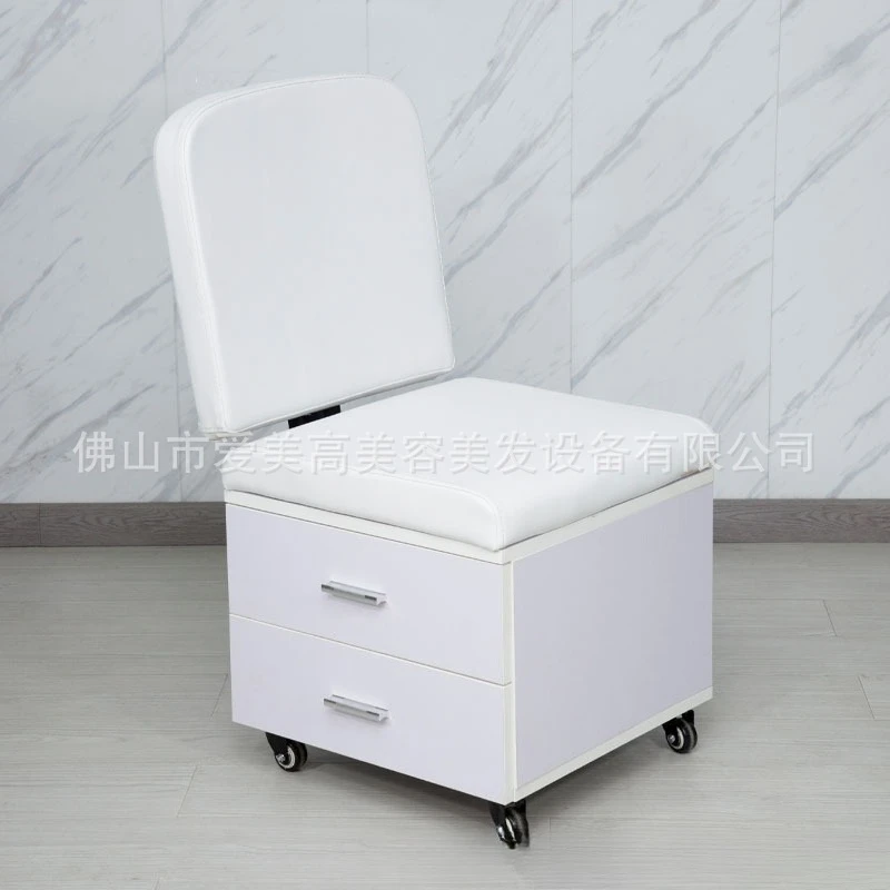 Nail salon wooden cabinet chair beauty trolley small bubble instrument multi-functional rack