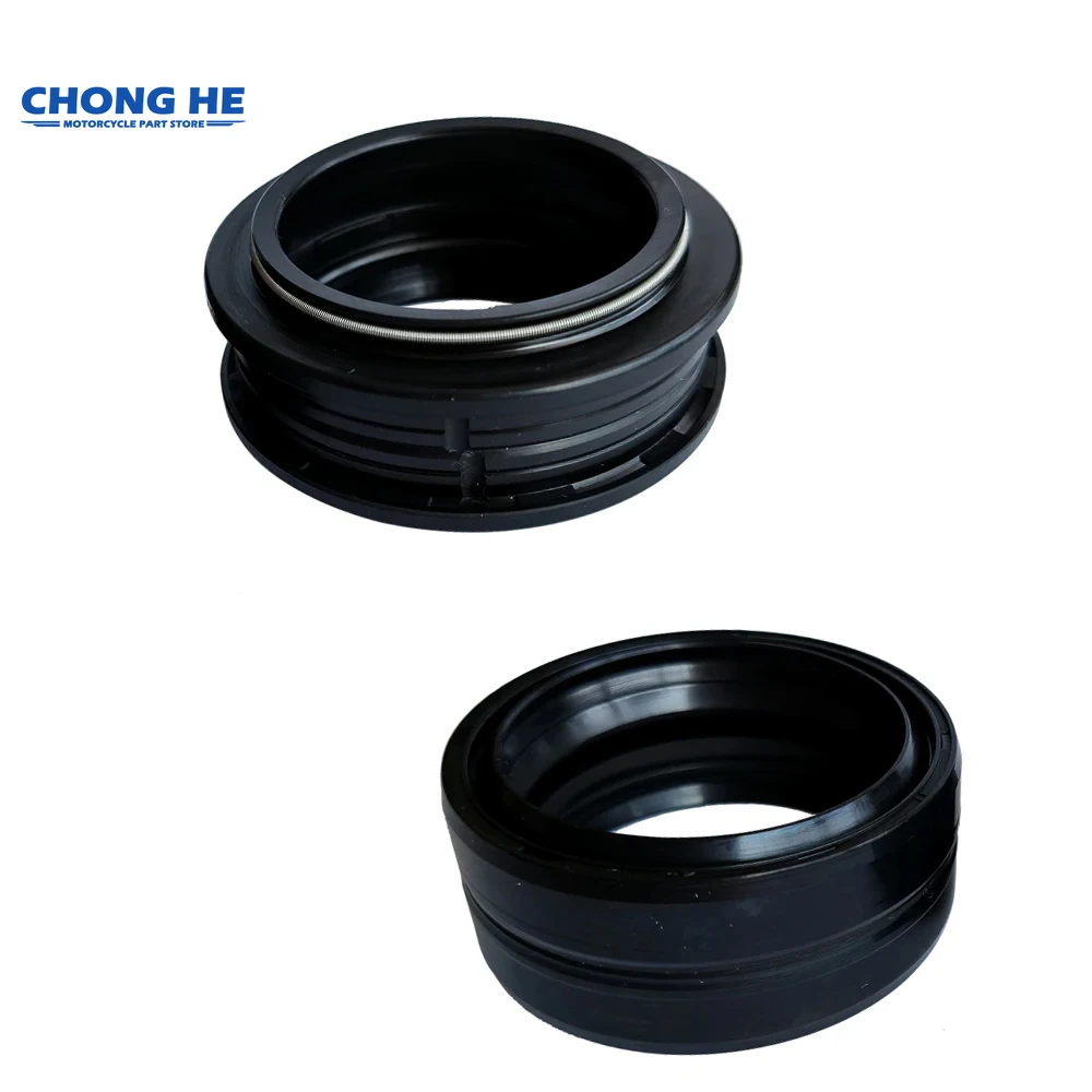 

42x54x11 Front Shock Fork Damper Shaft Dust & Oil Seal Retainers For Ducati Monster 900 IE Monster S2R 1000 S4 S4R S4S S4RS ST3