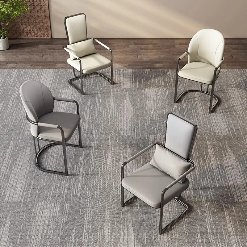 كرسي غرفة الشاي المكتبي البسيط الحديث كرسي ألعاب الكمبيوتر السحابي ووحدة التحكم، طاولة شاي فاخرة وخفيفة الوزن بتصميم بسيط