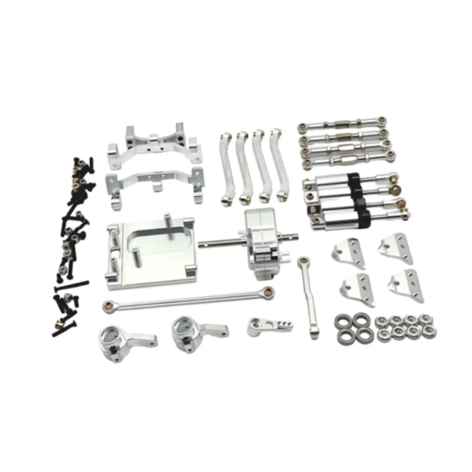 

1:12 Scale Shock Absorber Gearbox Set, Servo Arm Upgrades Kit Shock Mount for MN99S