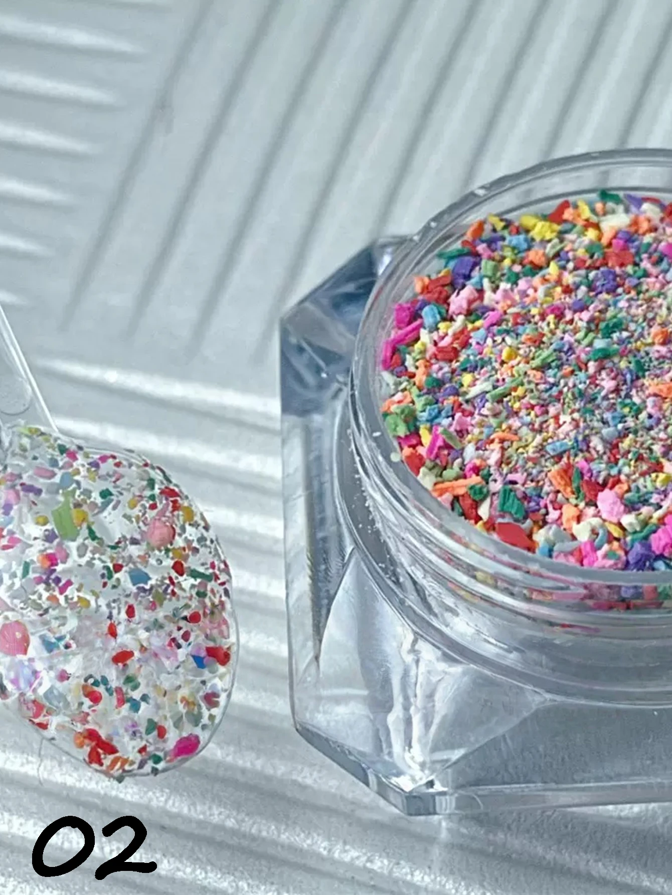 قطعة واحدة من مسحوق الأظافر المتدرج من الدوبامين، غراء قابل للتعديل DIY لفن الأظافر، مناسب لفن الأظافر #3