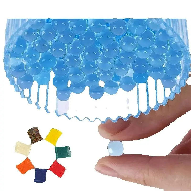 Divertidos juguetes de bomba de agua de arcilla de cristal, cuentas de agua para suelo de cristal, decoración de barro para boda, bolas de agua en cultivo, recarga de bala Blaster DIY